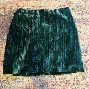Abercrombie velvet skirt new with tags
